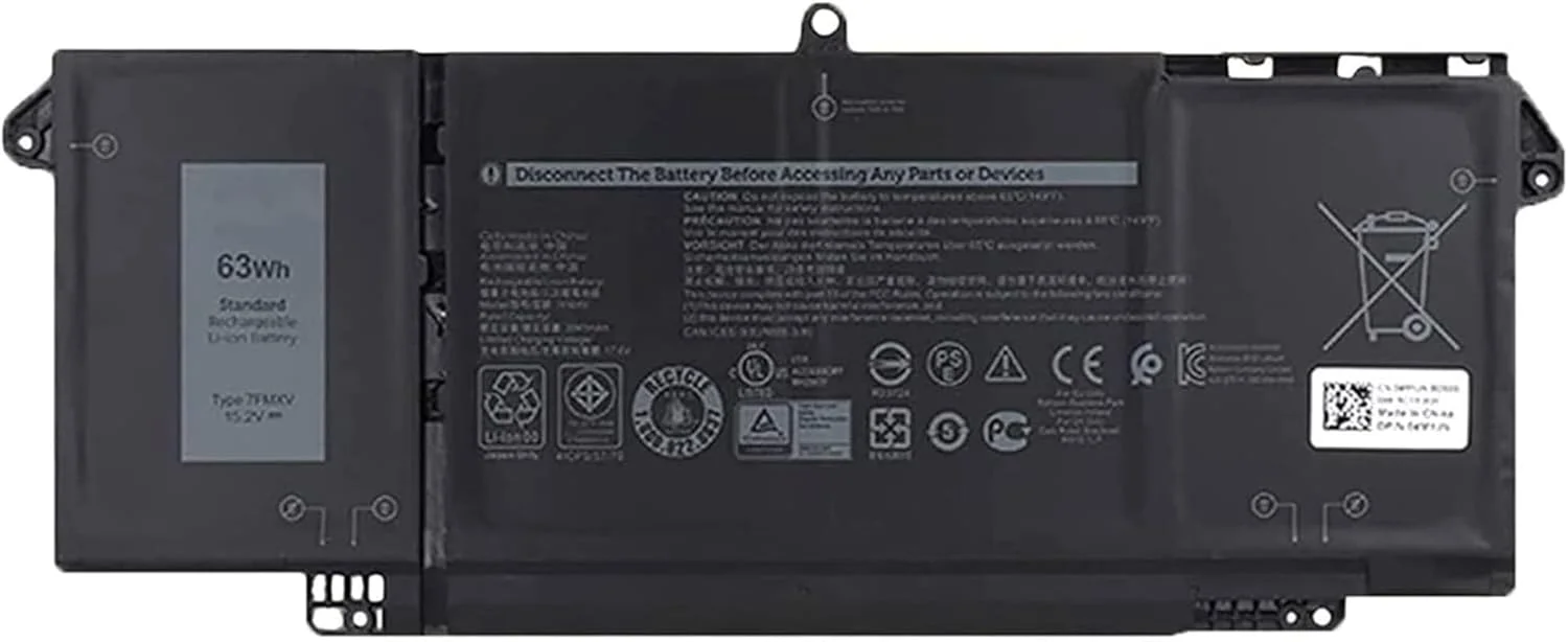 باتری مدل 7FMXV 0TN2GY TN2GY 9JM71 سازگار با لپ تاپ های Dell Latitude سری 5320 7320 7420 7520 (15.2 ولت 63 وات ساعت) باتری مدل 7FMXV 0TN2GY TN2GY 9JM71 سازگار با لپ تاپ های Dell Latitude سری 5320 7320 7420 7520 (15.2 ولت 63 وات ساعت)