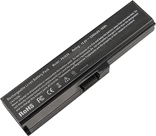 باتری 5200mAh برای PA3634U-1BAS توشیبا ستلایت C640D C650 C650D C655 C655D C660D L515 L600