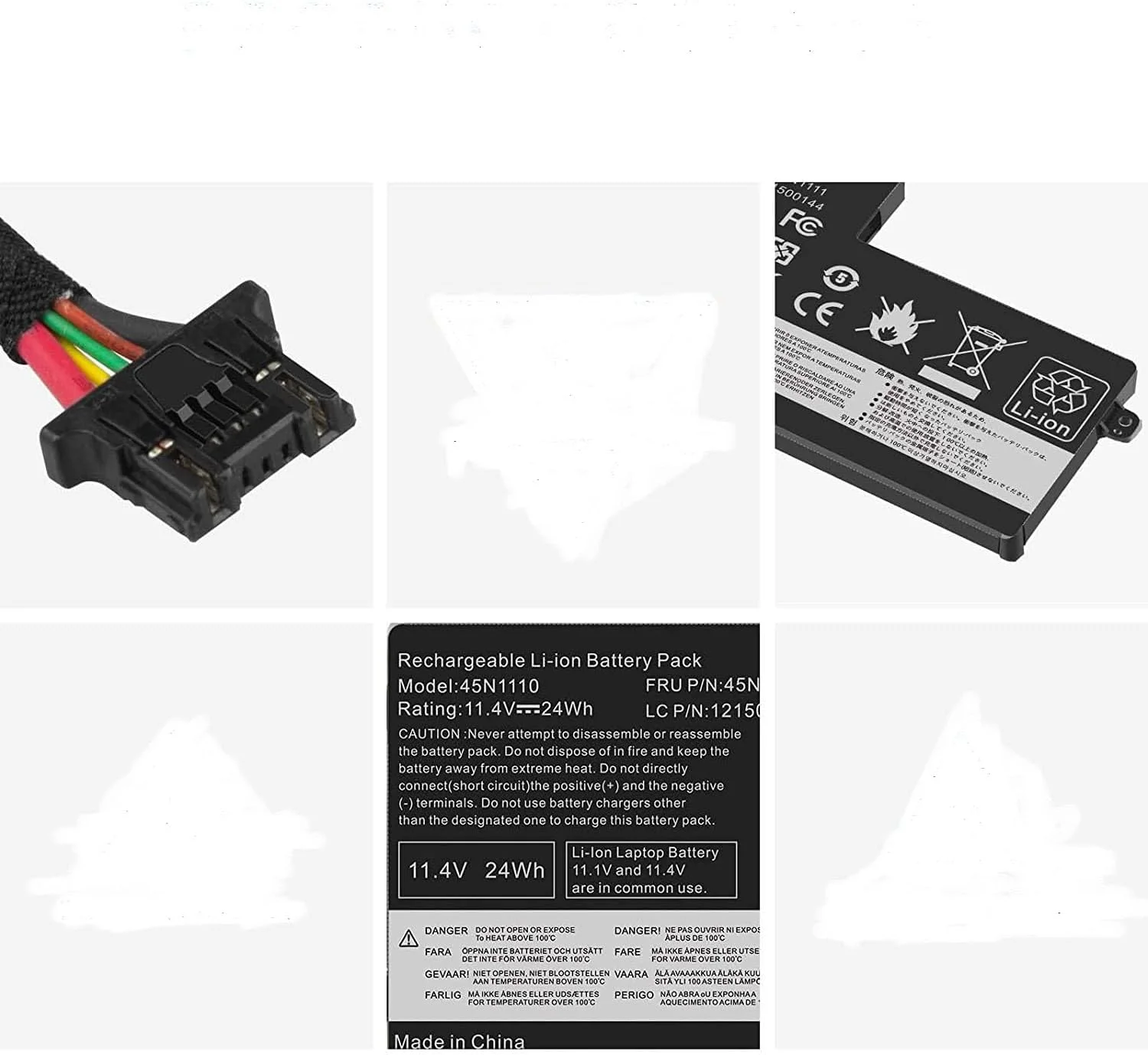 باتری لپ تاپ 11.4 ولت 24 وات ساعت 45N1112 45N1113 45N1111 01AV459 45N1109 سازگار با لپ تاپ های Lenovo ThinkPad T440 T450 T450S T460 X240 X240S X250 X260 AA. 275 Series