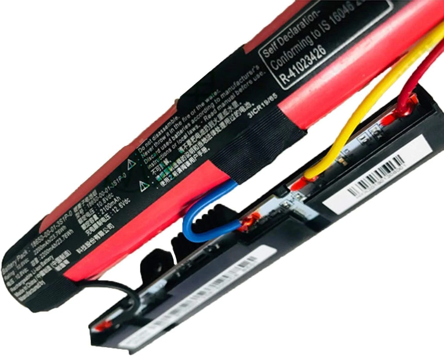 باطری لپ تاپ 18650-00-01-3S1P-0 برای سری Ac.er Aspire One 14 Z1401 Z1402-394D C2XW C6UV C6YW [10.8V 23.76Wh]