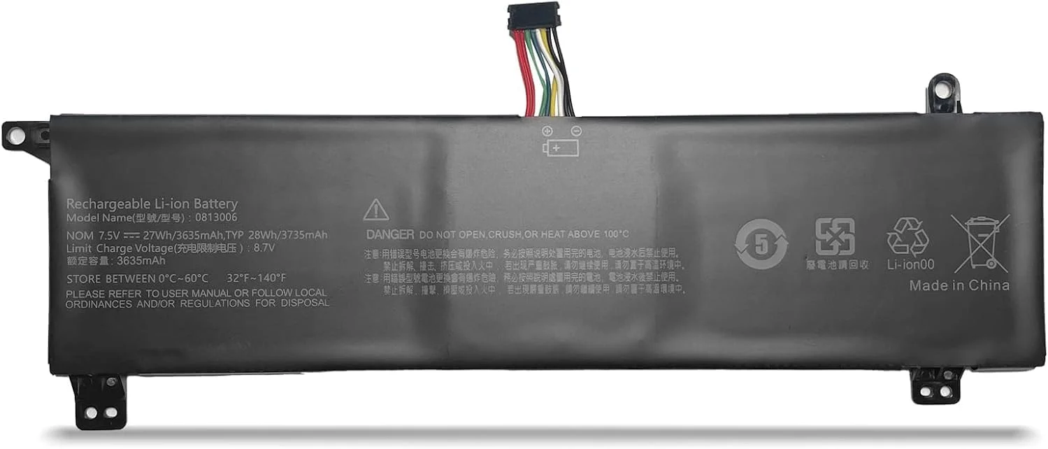 باتری لپ تاپ جایگزین برای IdeaPad 120S 11" 120S-11 120S-11IAP Series (7.5V 27Wh) مدل های سازگار: 0813006 5B10P18554 5B10P23790 5B10P23836