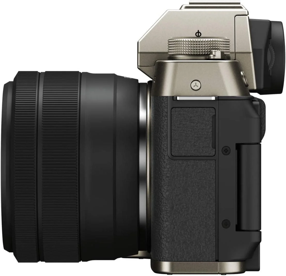 دوربین دیجیتال بدون آینه فوجی فیلم X-T200 با کیت XC15-45mm - طلایی شامپاینی