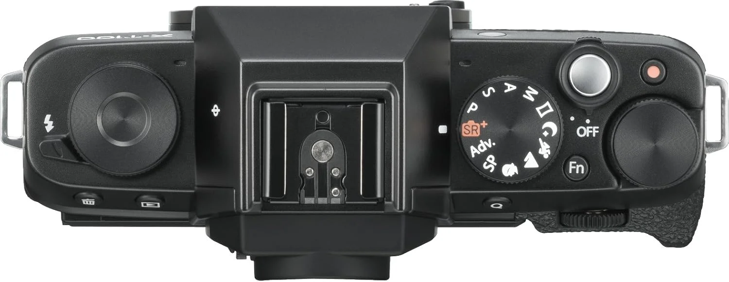 دوربین دیجیتال بدون آینه فوجی فیلم X-T100، مشکی (فقط بدنه)