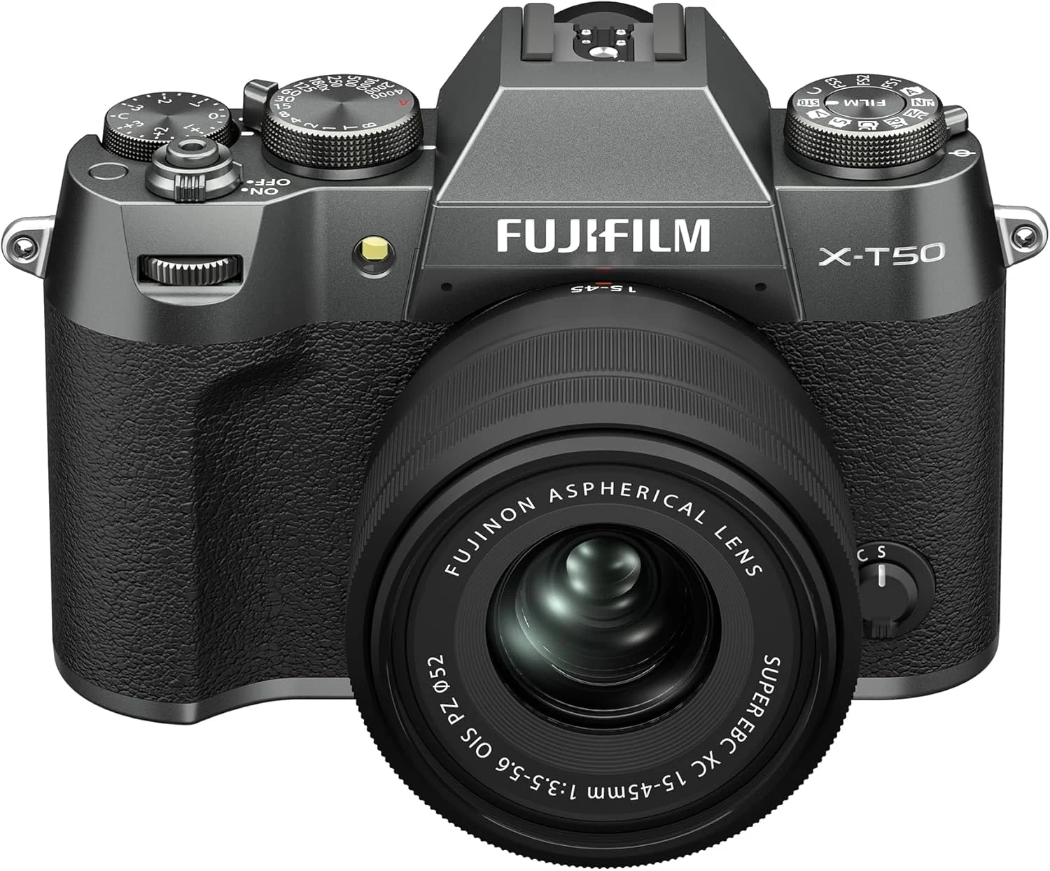 دوربین دیجیتال بدون آینه FUJIFILM X-T50 به همراه لنز XC15-45mmF3.5-5.6 OIS PZ - نقره ای زغالی دوربین دیجیتال بدون آینه FUJIFILM X-T50 به همراه لنز XC15-45mmF3.5-5.6 OIS PZ - نقره ای زغالی