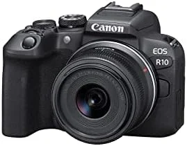 دوربین بدون آینه کانن EOS R10 به همراه لنز RF-S18-45mm f/4.5-6.3 IS STM (بازسازی شده)