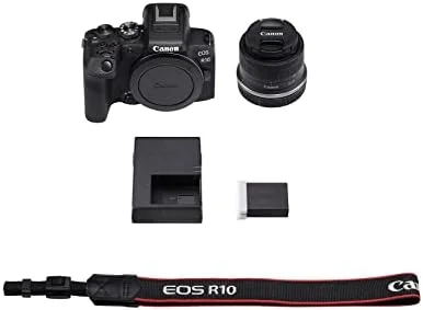 دوربین بدون آینه کانن EOS R10 به همراه لنز RF-S18-45mm f/4.5-6.3 IS STM (بازسازی شده)