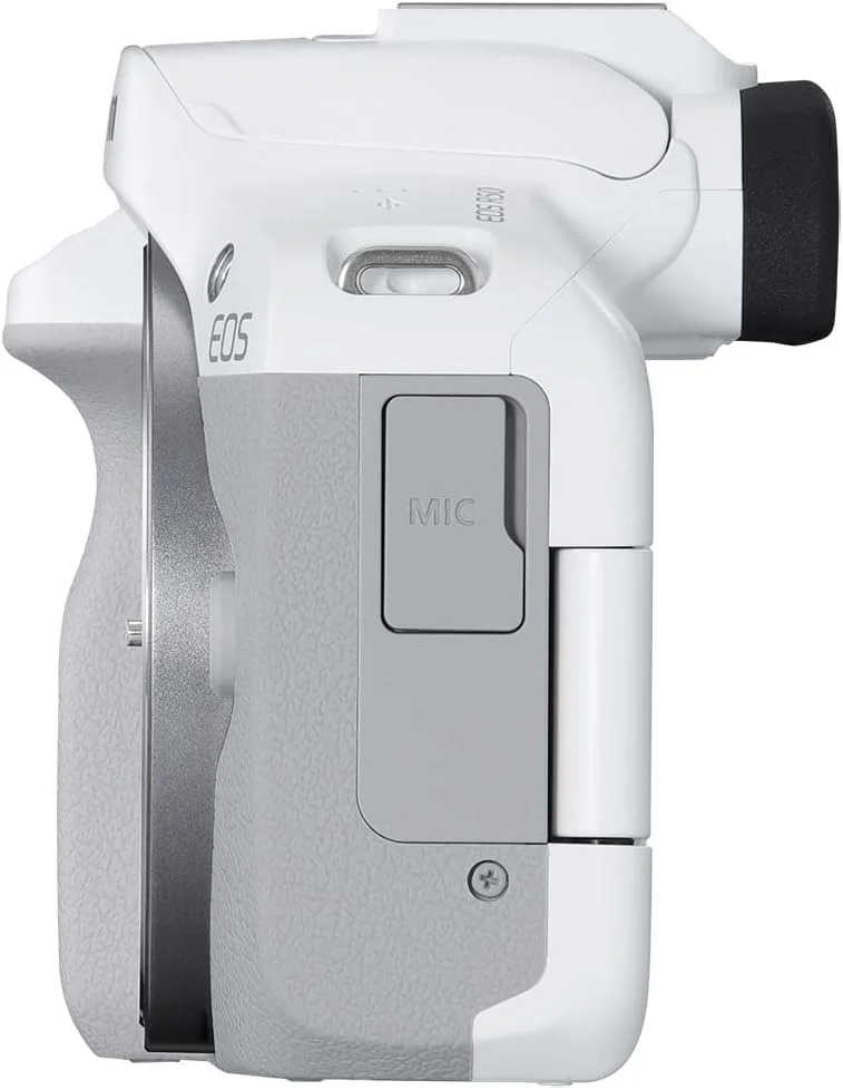 دوربین بدون آینه Canon EOS R50 مناسب ولاگ (فقط بدنه/سفید)، مانت RF، 24.2 مگاپیکسل، فیلمبرداری 4K، پردازنده تصویر DIGIC X، تشخیص و ردیابی سوژه، جمع و جور، اتصال به تلفن هوشمند، مناسب تولید محتوا دوربین بدون آینه Canon EOS R50 مناسب ولاگ (فقط بدنه/سفید)، مانت RF، 24.2 مگاپیکسل، فیلمبرداری 4K، پردازنده تصویر DIGIC X، تشخیص و ردیابی سوژه، جمع و جور، اتصال به تلفن هوشمند، مناسب تولید محتوا