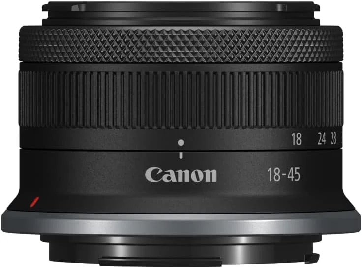 دوربین بدون آینه هیبریدی Canon EOS R50 Content Creator Kit به همراه لنز RF-S18-45mm F4.5-6.3 IS STM، سه پایه، میکروفون، کنترل از راه دور بی‌سیم، دوربین ولاگینگ، مشکی (بازسازی شده)
