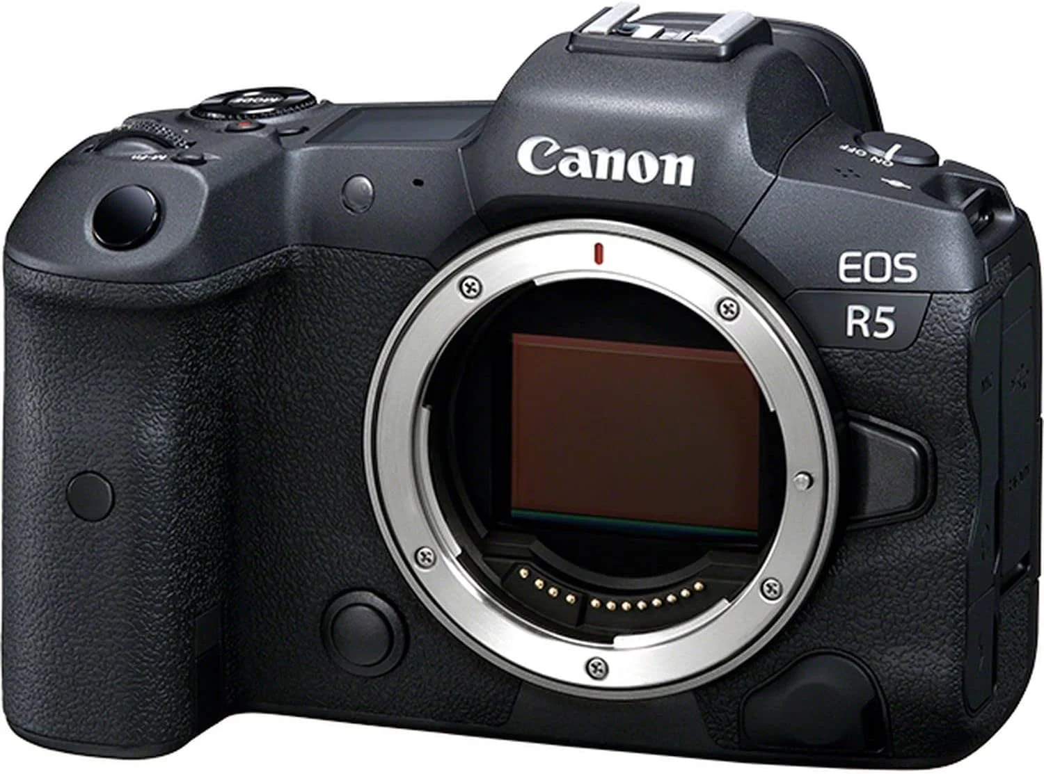 دوربین بدون آینه فول فریم Canon EOS R5، فقط بدنه (مشکی) (بازسازی شده) دوربین بدون آینه فول فریم Canon EOS R5، فقط بدنه (مشکی) (بازسازی شده)