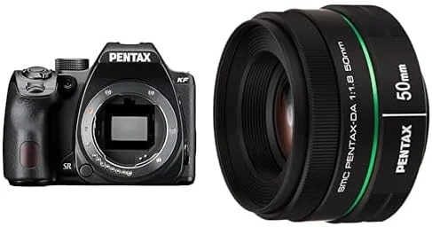 دوربین دیجیتال SLR پنتکس KF APS-C (مشکی) + لنز پنتکس DA 50mm F1.8
