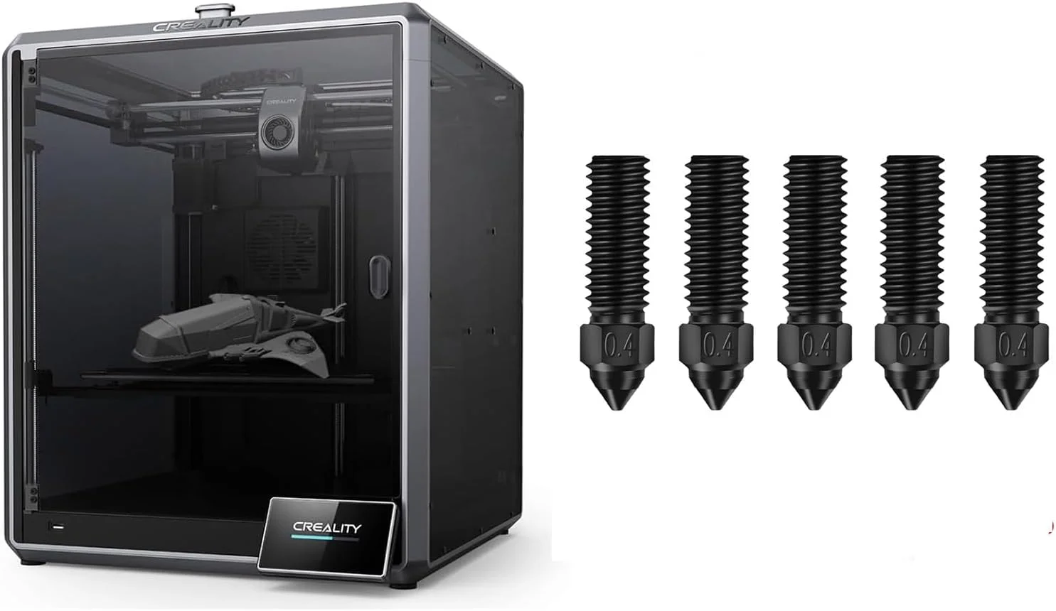 دستگاه چاپ سه بعدی Comgrow Creality K1 Max به همراه کیت نازل رسمی Creality K1