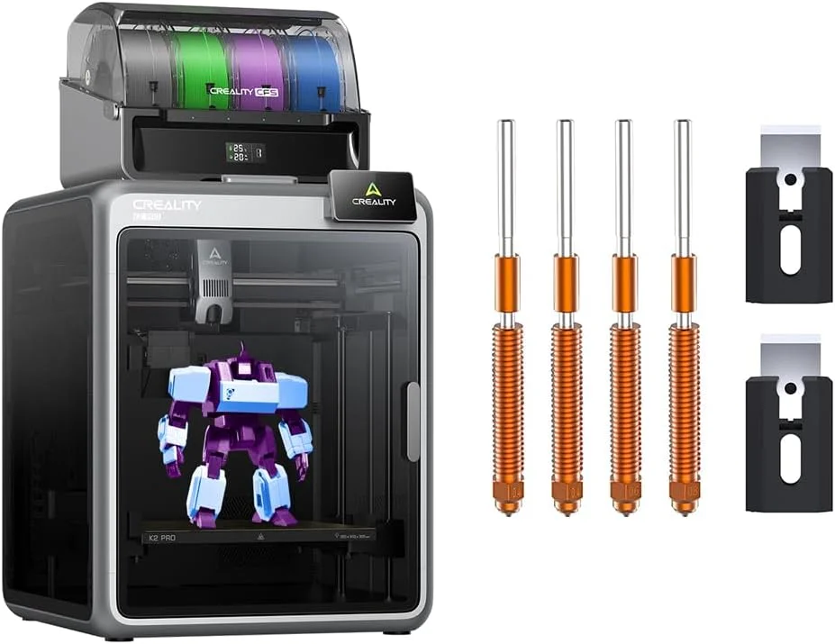 پرینتر سه بعدی Comgrow Creality K2 Pro Combo به همراه نازل های یدکی و کاترهای اضافی