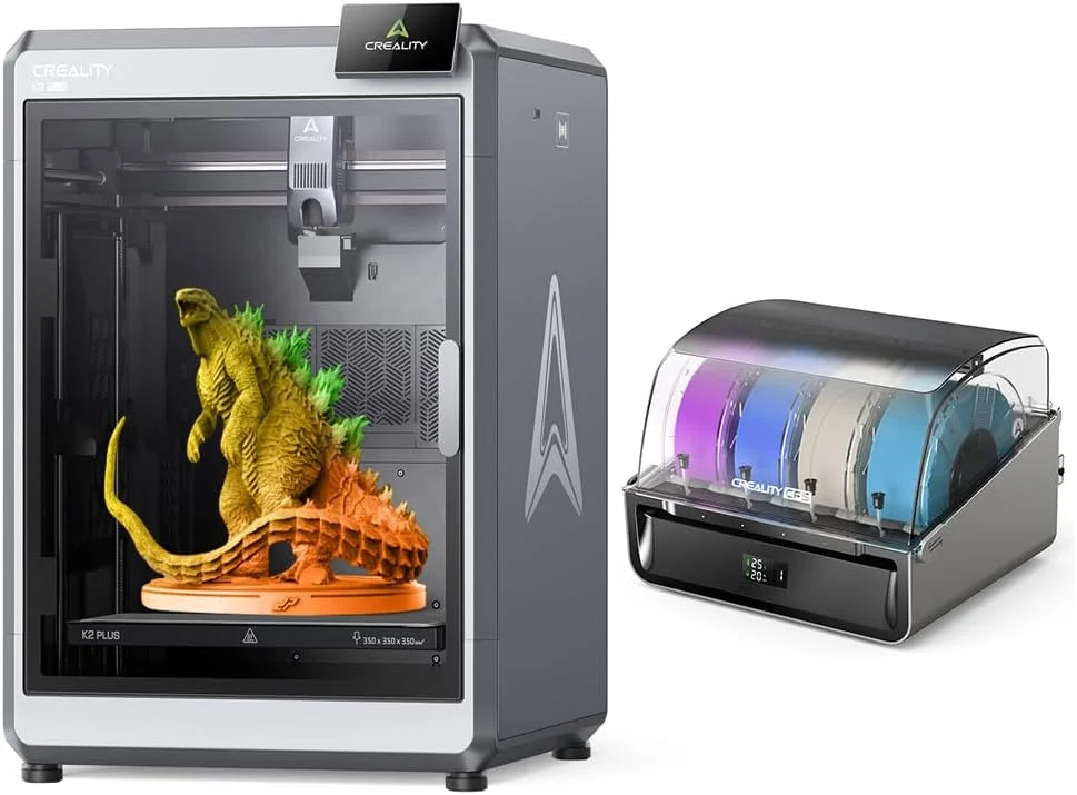 دستگاه چاپ سه بعدی Comgrow Creality K2 Plus و سیستم مدیریت فیلامنت CFS (بدون فیلامنت)