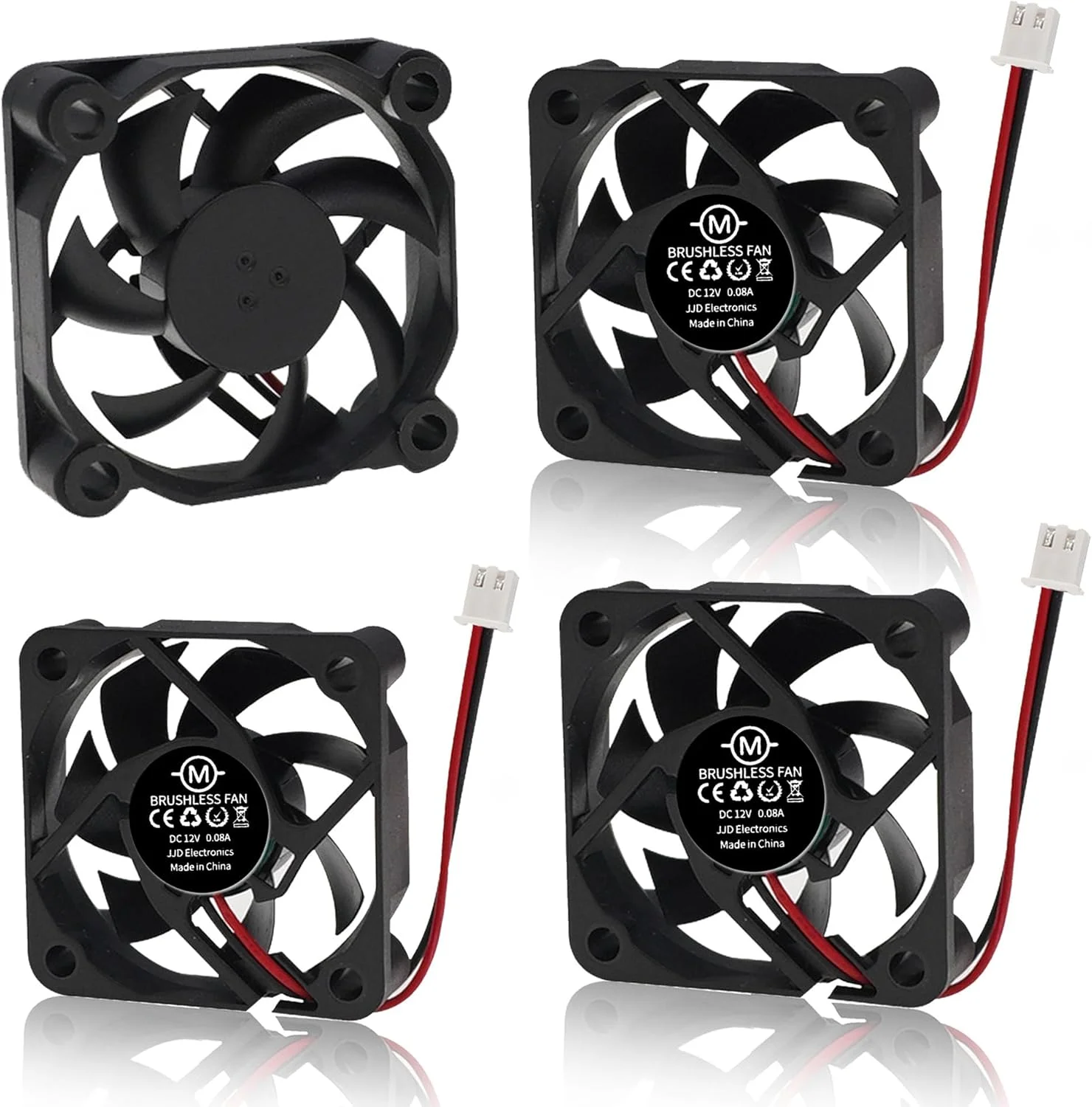 فن DC پرینتر سه بعدی، 24 ولت 40x40x10 میلی متر، فن خنک کننده براشلس 2 پین 8500 دور در دقیقه 32 دسی بل 11.2CFM جایگزین برای پرینتر، DVR (4 عدد) فن DC پرینتر سه بعدی، 24 ولت 40x40x10 میلی متر، فن خنک کننده براشلس 2 پین 8500 دور در دقیقه 32 دسی بل 11.2CFM جایگزین برای پرینتر، DVR (4 عدد)