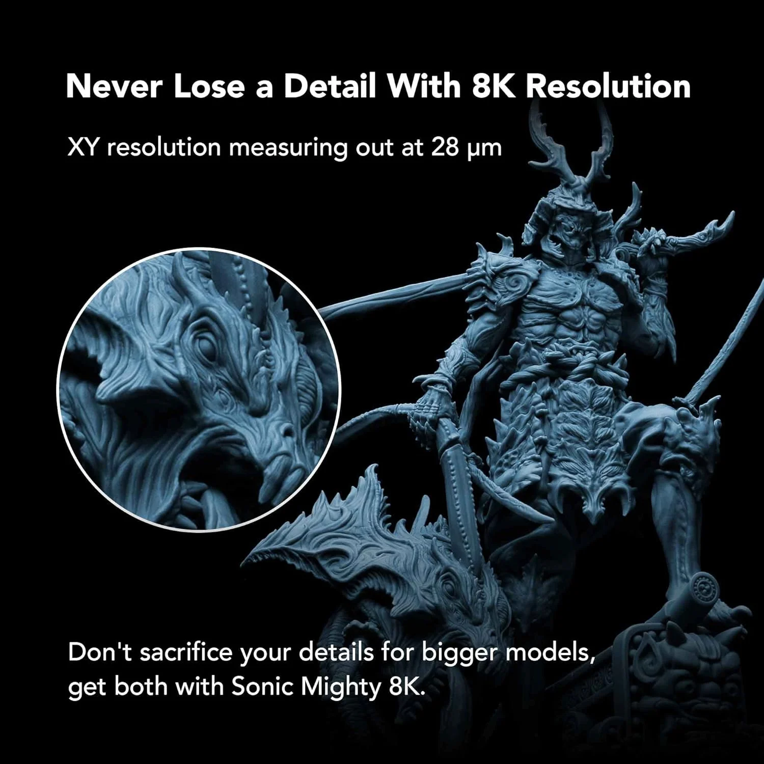 دستگاه چاپ سه بعدی LCD مدل Phrozen Sonic Mighty 8K به همراه رزین RPG یک کیلوگرمی