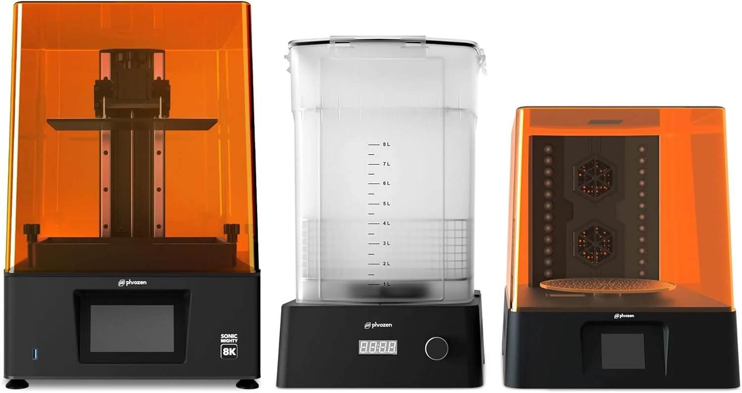 دستگاه چاپگر سه بعدی رزینی LCD مدل Phrozen Sonic Mighty 8K به همراه کیت شستشو و کیور دستگاه چاپگر سه بعدی رزینی LCD مدل Phrozen Sonic Mighty 8K به همراه کیت شستشو و کیور