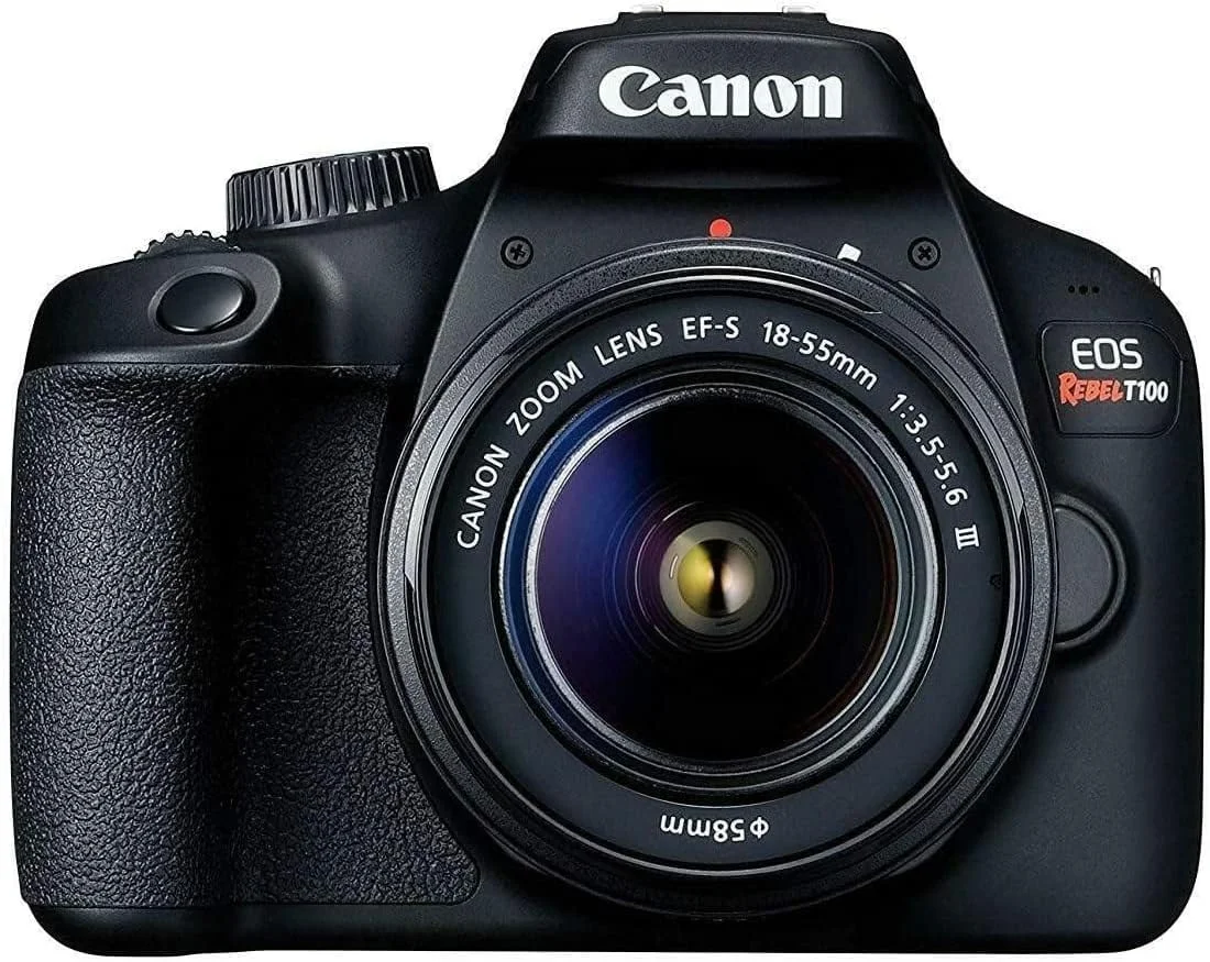 دوربین Canon EOS Rebel T100 با لنز EF-S 18-55MM F/3.5-5.6 IS II (بازسازی شده)