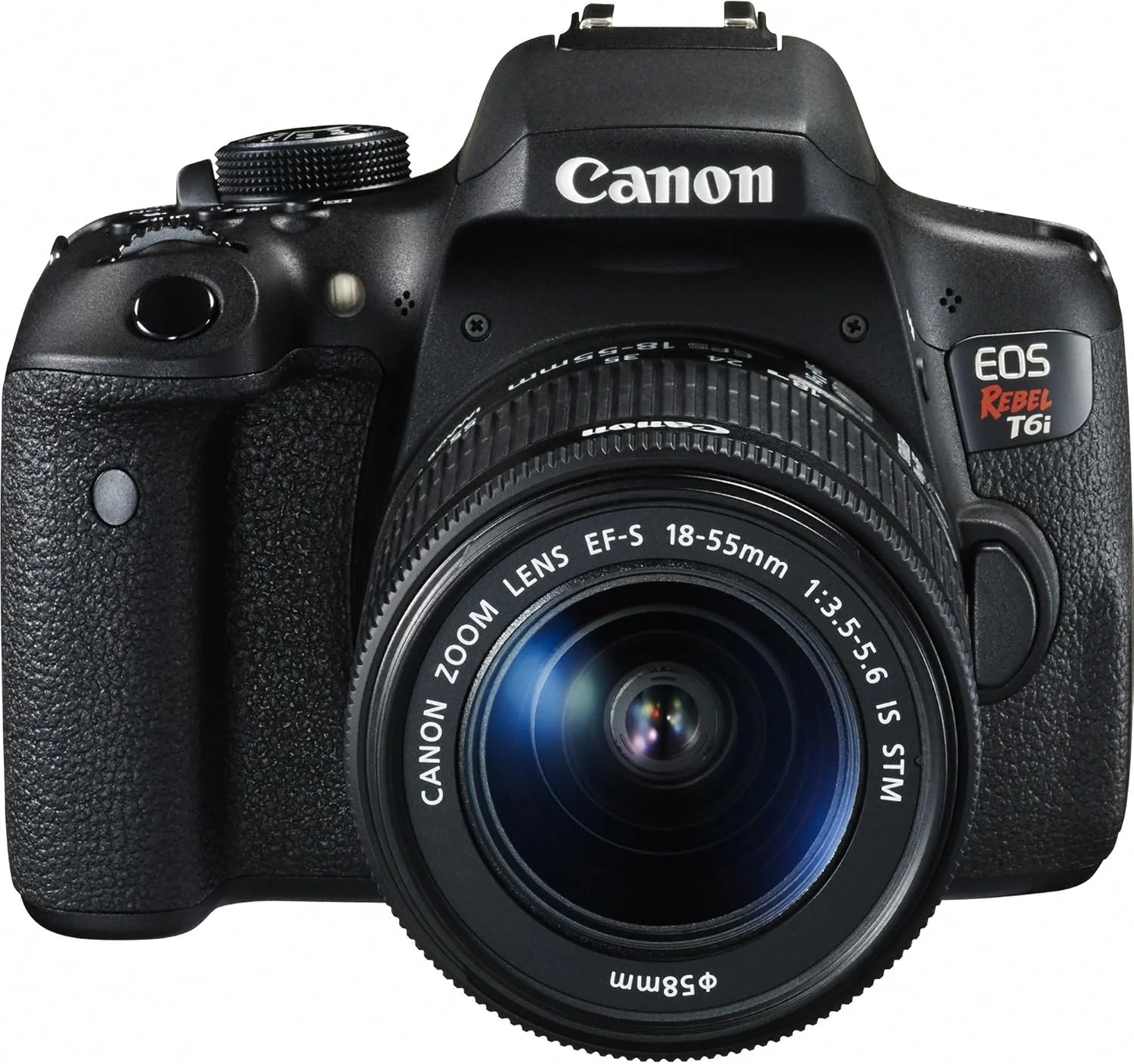 دوربین دیجیتال Canon EOS Rebel T6i SLR با لنز EF-S 18-55mm IS STM - دارای Wi-Fi