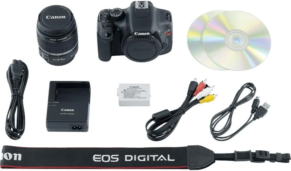 Used Canon EOS Digital Rebel T2i Digital Camera W/ 18-55 F3.5-5.6 Lens