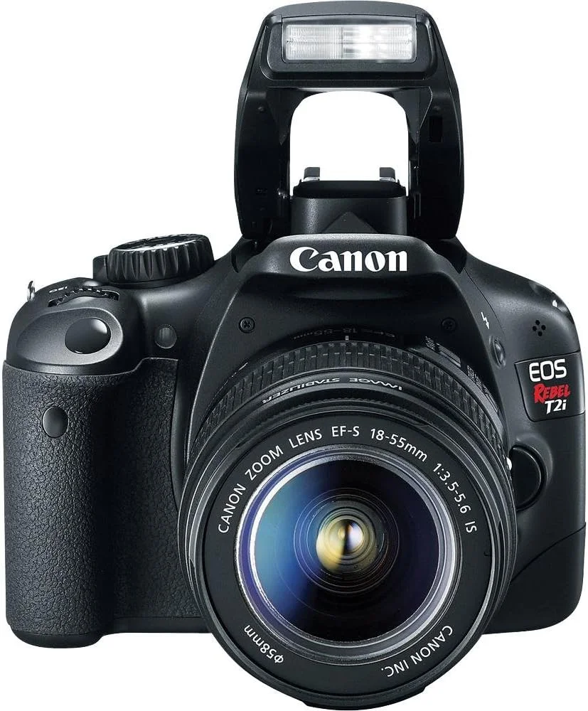 Used Canon EOS Digital Rebel T2i Digital Camera W/ 18-55 F3.5-5.6 Lens