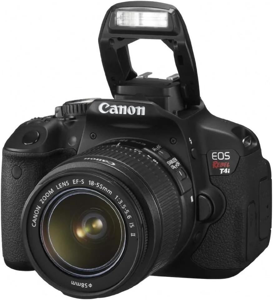 Used Canon EOS Rebel T4i DSLR Body w/18-55 IS & MCOPLUS Grip Used Canon EOS Rebel T4i DSLR Body w/18-55 IS & MCOPLUS Grip
