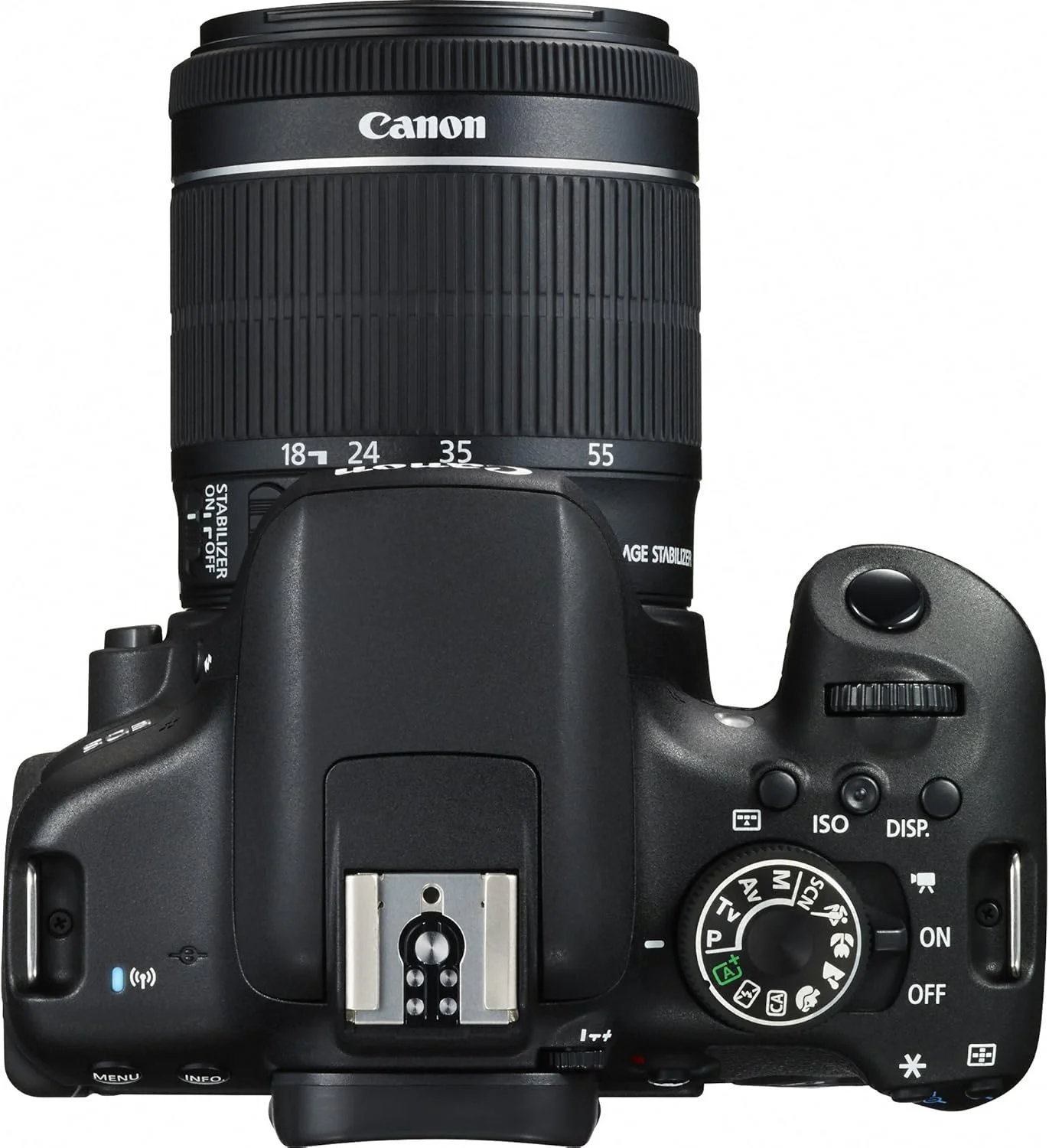 دوربین دیجیتال Canon EOS Rebel T6i SLR با لنز EF-S 18-55mm IS STM - دارای Wi-Fi