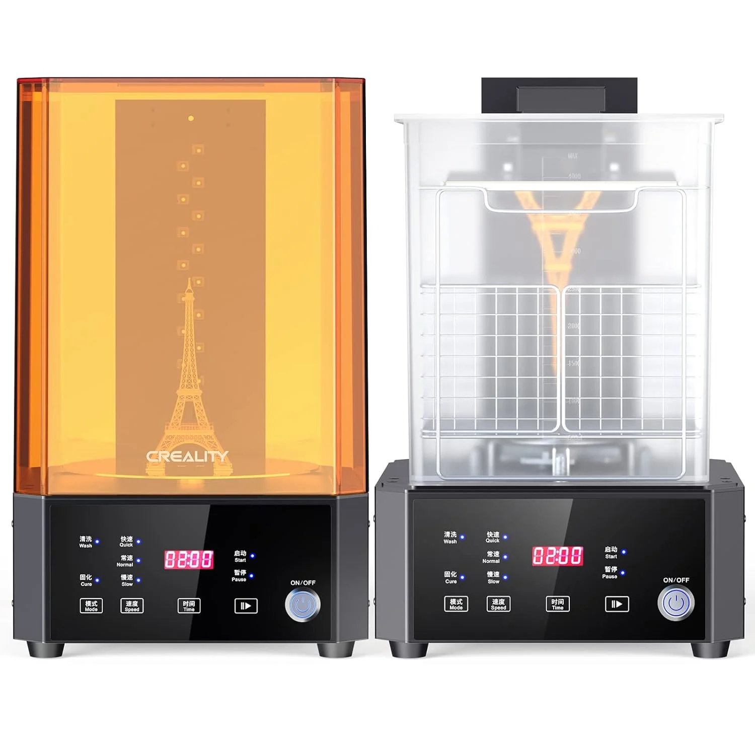 دستگاه شستشو و پخت یکپارچه رسمی کرالیتی مدل UW-01 با سطل جعبه چرخشی برای مدل های پرینتر سه بعدی رزینی LCD/DLP/SLA با ابعاد 18.8x15.2x19.8 سانتی متر، شفاف و قابل مشاهده دستگاه شستشو و پخت یکپارچه رسمی کرالیتی مدل UW-01 با سطل جعبه چرخشی برای مدل های پرینتر سه بعدی رزینی LCD/DLP/SLA با ابعاد 18.8x15.2x19.8 سانتی متر، شفاف و قابل مشاهده