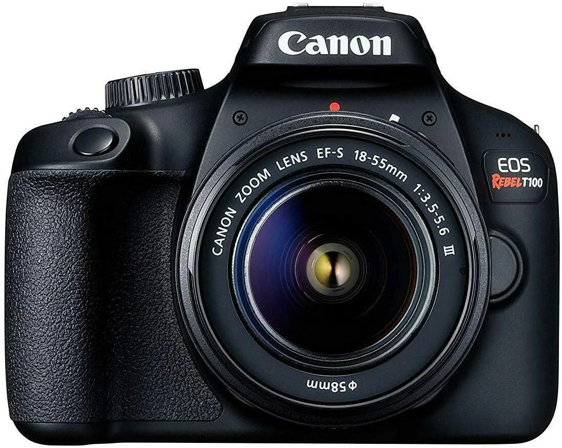 دوربین دیجیتال DSLR کانن مدل EOS Rebel T100 / 4000D (همراه با لنز 18-55 III) (بازسازی شده)