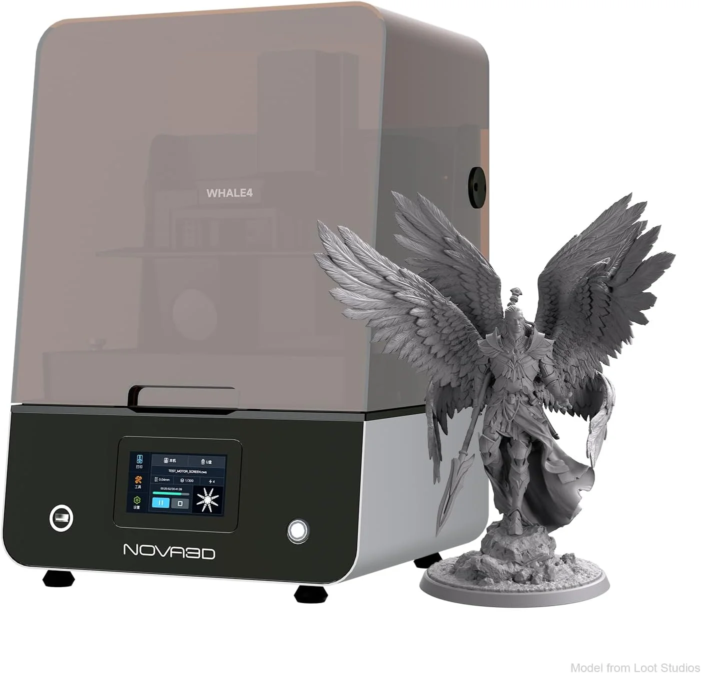 پرینتر سه بعدی رزینی NOVA3D Whale4 Ultra 16K، پرینتر LCD با ابعاد چاپ 211x118x220 میلی متر، منبع نور COB نسل ششم، گرمایش رزین، تراز خودکار هوشمند، Wi-Fi، پیچ توپی محور Z، LCD 10 اینچی 16K پرینتر سه بعدی رزینی NOVA3D Whale4 Ultra 16K، پرینتر LCD با ابعاد چاپ 211x118x220 میلی متر، منبع نور COB نسل ششم، گرمایش رزین، تراز خودکار هوشمند، Wi-Fi، پیچ توپی محور Z، LCD 10 اینچی 16K