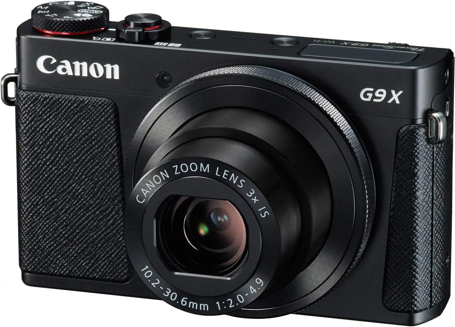 دوربین دیجیتال کانن PowerShot G9 X با زوم اپتیکال 3 برابر، Wi-Fi داخلی و LCD 3 اینچی (مشکی) (بازسازی شده)