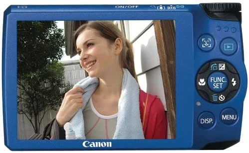 دوربین دیجیتال کانن Powershot A3300 با حسگر 16 مگاپیکسل و زوم اپتیکال 5 برابر (آبی)