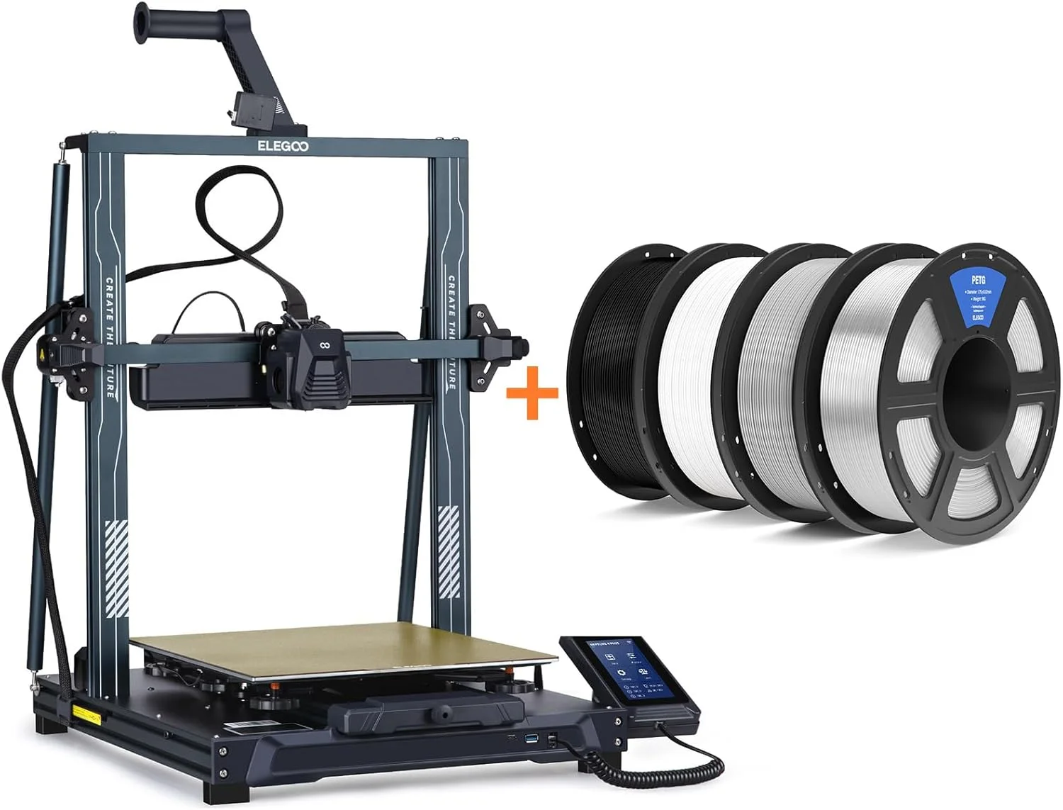 پرینتر سه بعدی نپتون 4 پلاس و بسته فیلامنت PETG 4 کیلوگرمی