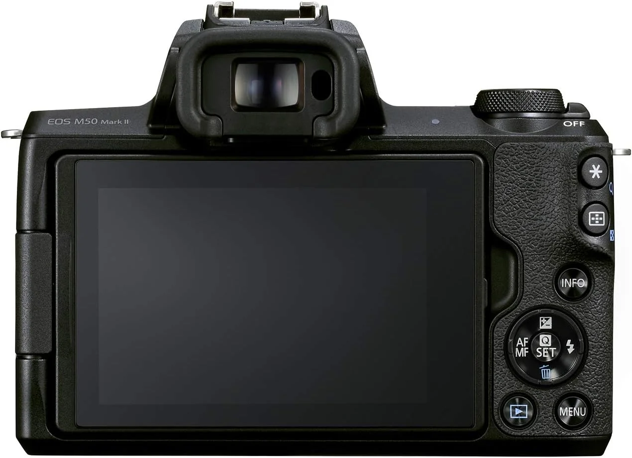 دوربین Canon EOS M50 Mark II به همراه لنز EF-M 15-45mm is STM Kit مشکی (بازسازی شده)