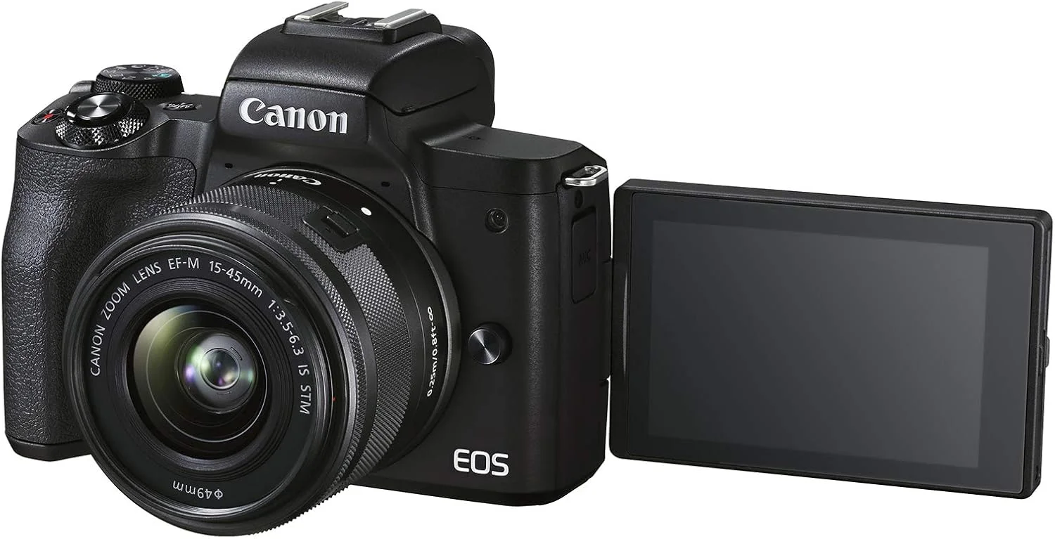 دوربین Canon EOS M50 Mark II به همراه لنز EF-M 15-45mm is STM Kit مشکی (بازسازی شده)
