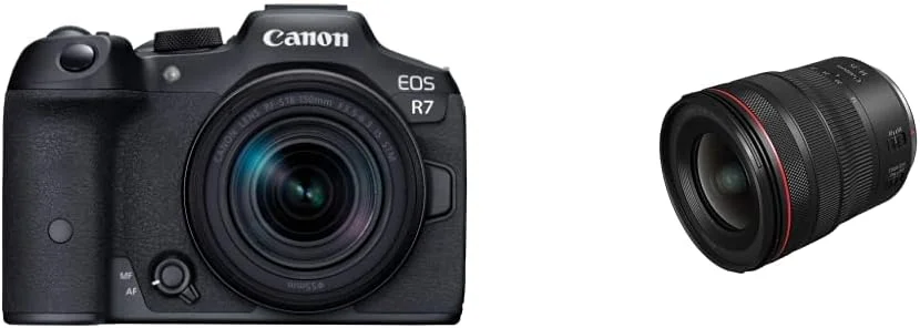 دوربین Canon EOS R7 با لنز RF-S 18-150mm STM و RF14-35/4L is U(N)
