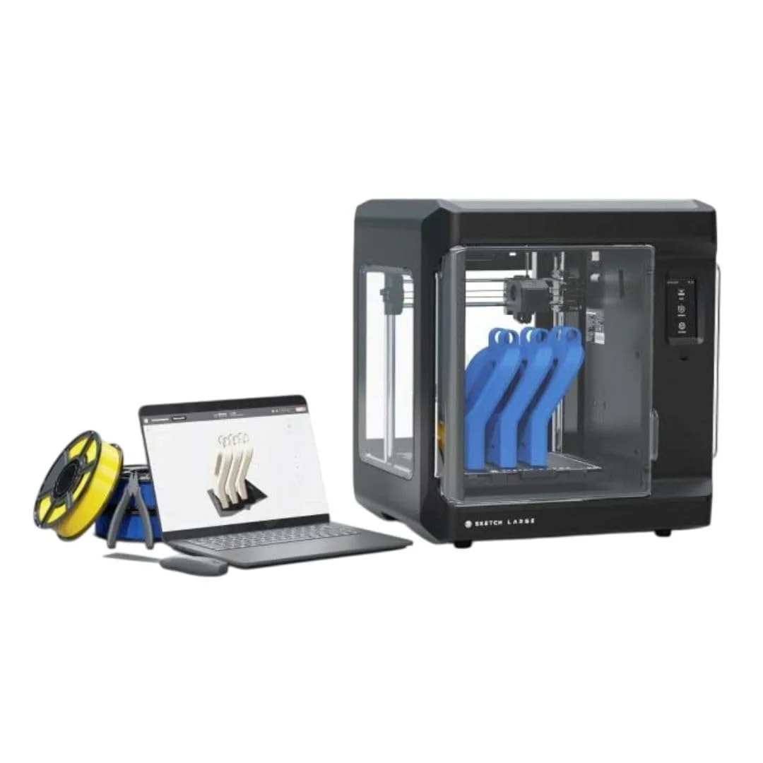 پرینتر سه بعدی MakerBot Sketch با تکنولوژی چاپ Fused Deposition Modelling و رزولوشن لایه 100 تا 400 میکرون (مشکی، بزرگ)
