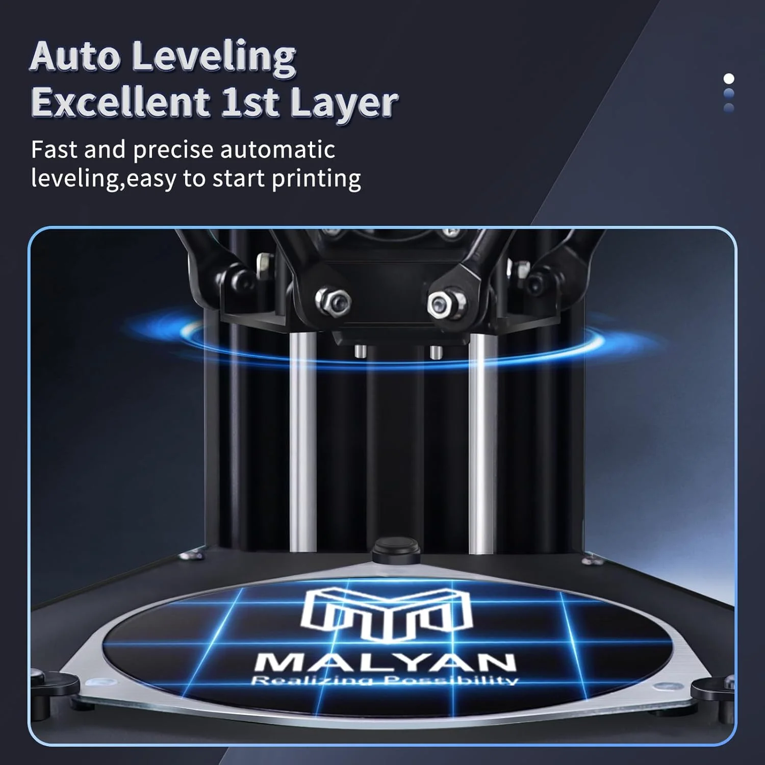 پرینتر سه بعدی مینی دلتا M300 مالیان - پرینترهای سه بعدی FDM اسمبل شده برای کودکان و مبتدیان، همراه با نمونه رایگان فیلامنت PLA و کارت MicroSD از پیش بارگذاری شده با مدل های سه بعدی قابل چاپ، اندازه چاپ 110x110 میلی متر