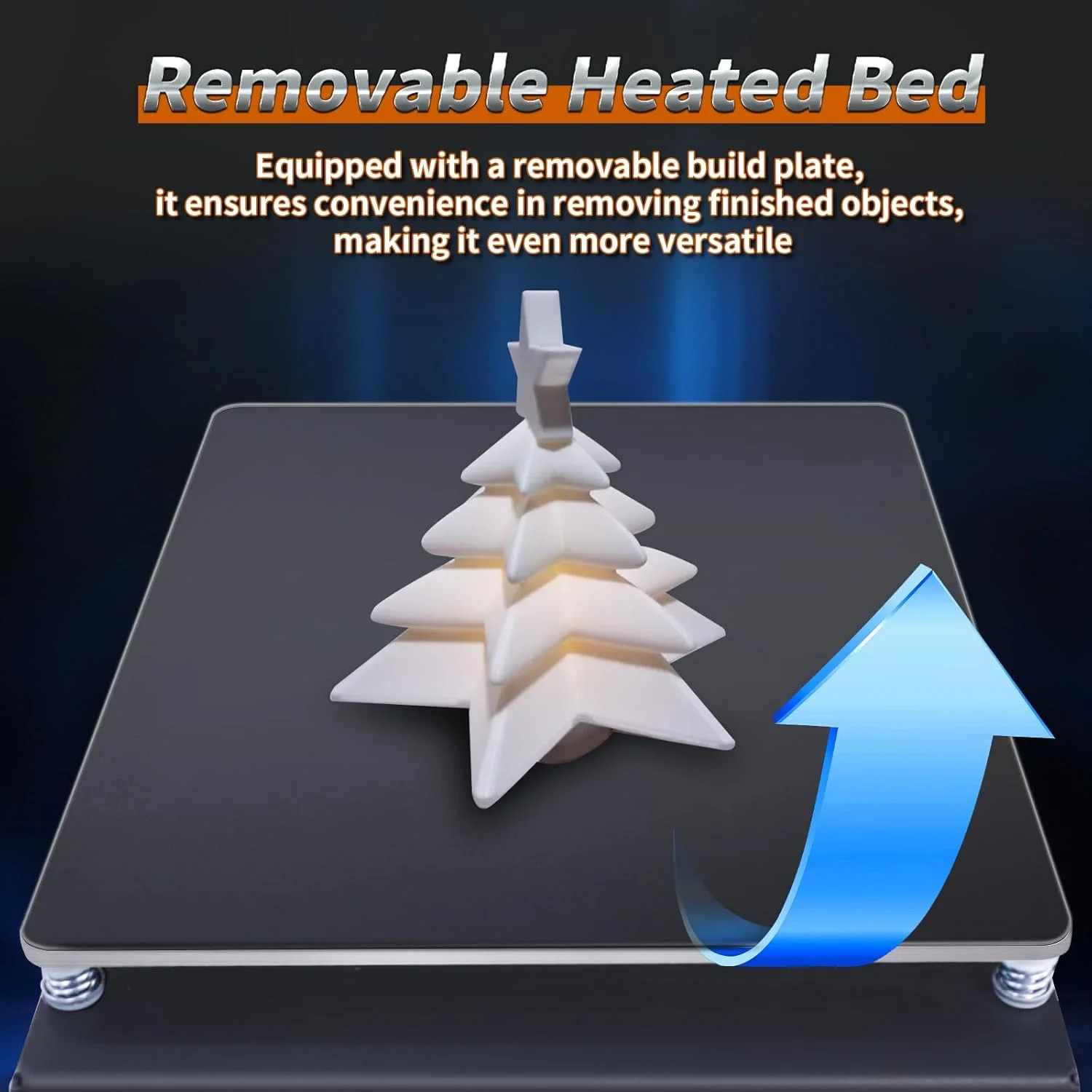 پرینتر سه بعدی مالیان M320، اسمبل شده کامل با صفحه ساخت جداشدنی، ورق چاپ مغناطیسی انعطاف پذیر اسمبل شده و کارت Micro SD با نمونه فیلامنت PLA از پیش بارگذاری شده، بدنه فلزی، پرینتر سه بعدی اداری 150x150x150 میلی متر