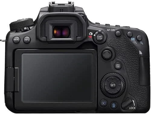 دوربین DSLR کانن [EOS 90D] با لنز 18-135 IS USM | دارای Wi-Fi و بلوتوث داخلی، پردازشگر تصویر DIGIC 8، فیلمبرداری 4K، Dual Pixel CMOS AF (مدل بین المللی) (بازسازی شده)