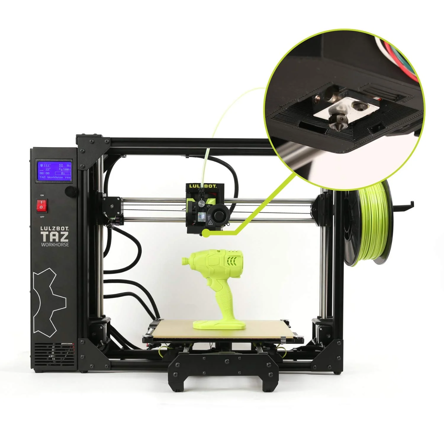 پرینتر سه بعدی LulzBot KT-PR0051NA TAZ Workhorse پرینتر سه بعدی LulzBot KT-PR0051NA TAZ Workhorse