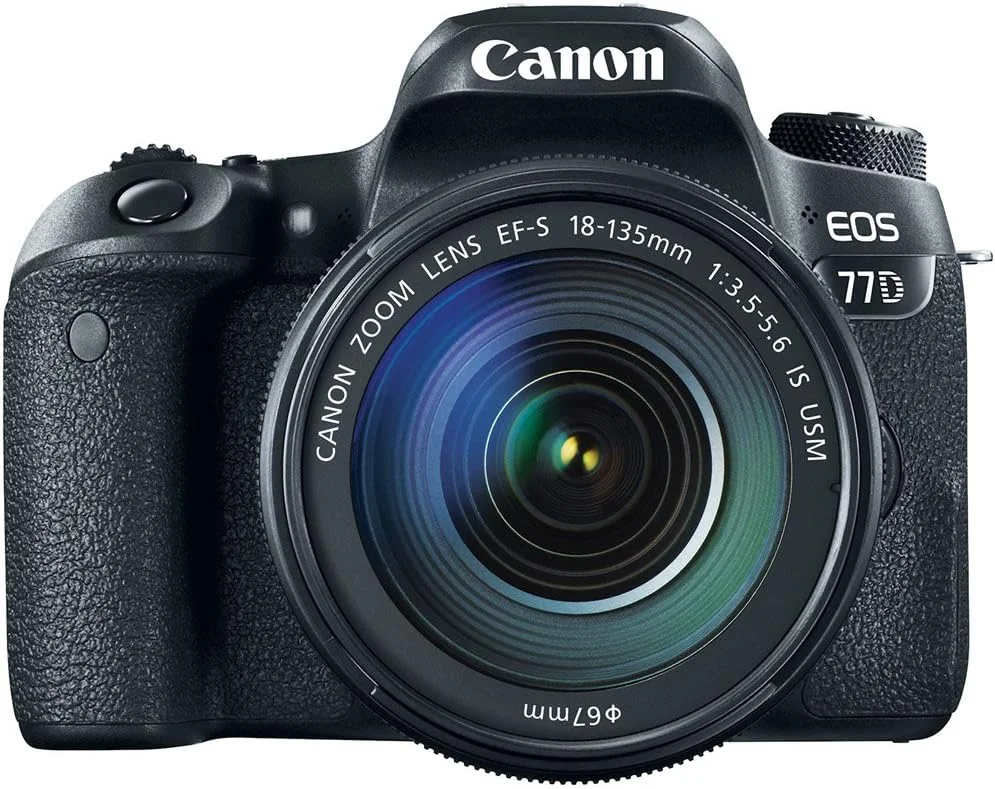 دوربین دیجیتال کانن EOS 77D DSLR با لنز 18-135 میلی‌متری