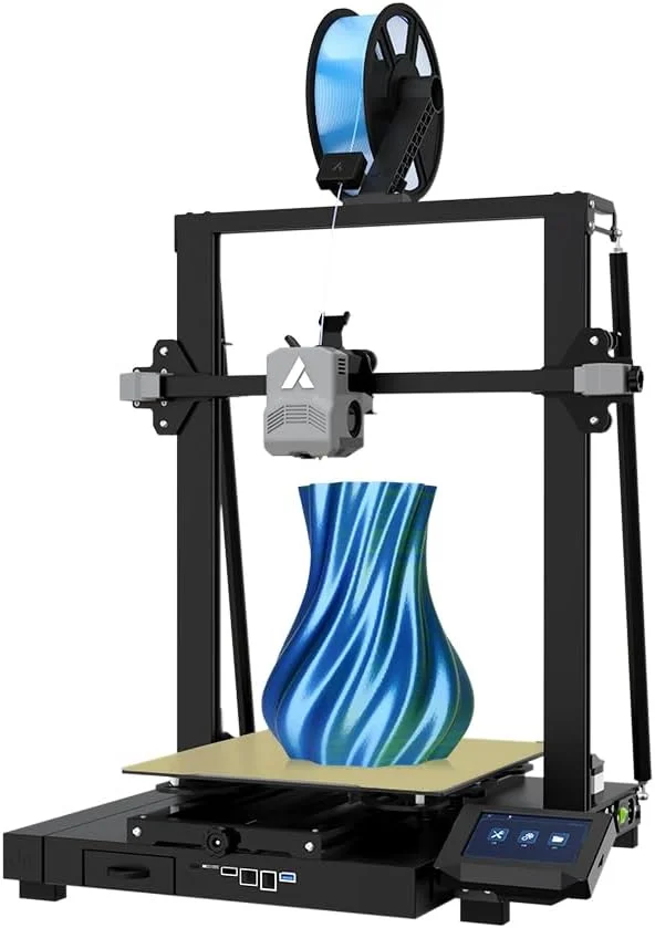 چاپگر سه بعدی سریع R2 با صفحه فولادی فنری PEI، جعبه ابزار تراز خودکار، اکسترودر مستقیم دو دنده، درایو پیچ دوتایی، اندازه چاپ بزرگ 300x300x350 میلی متر