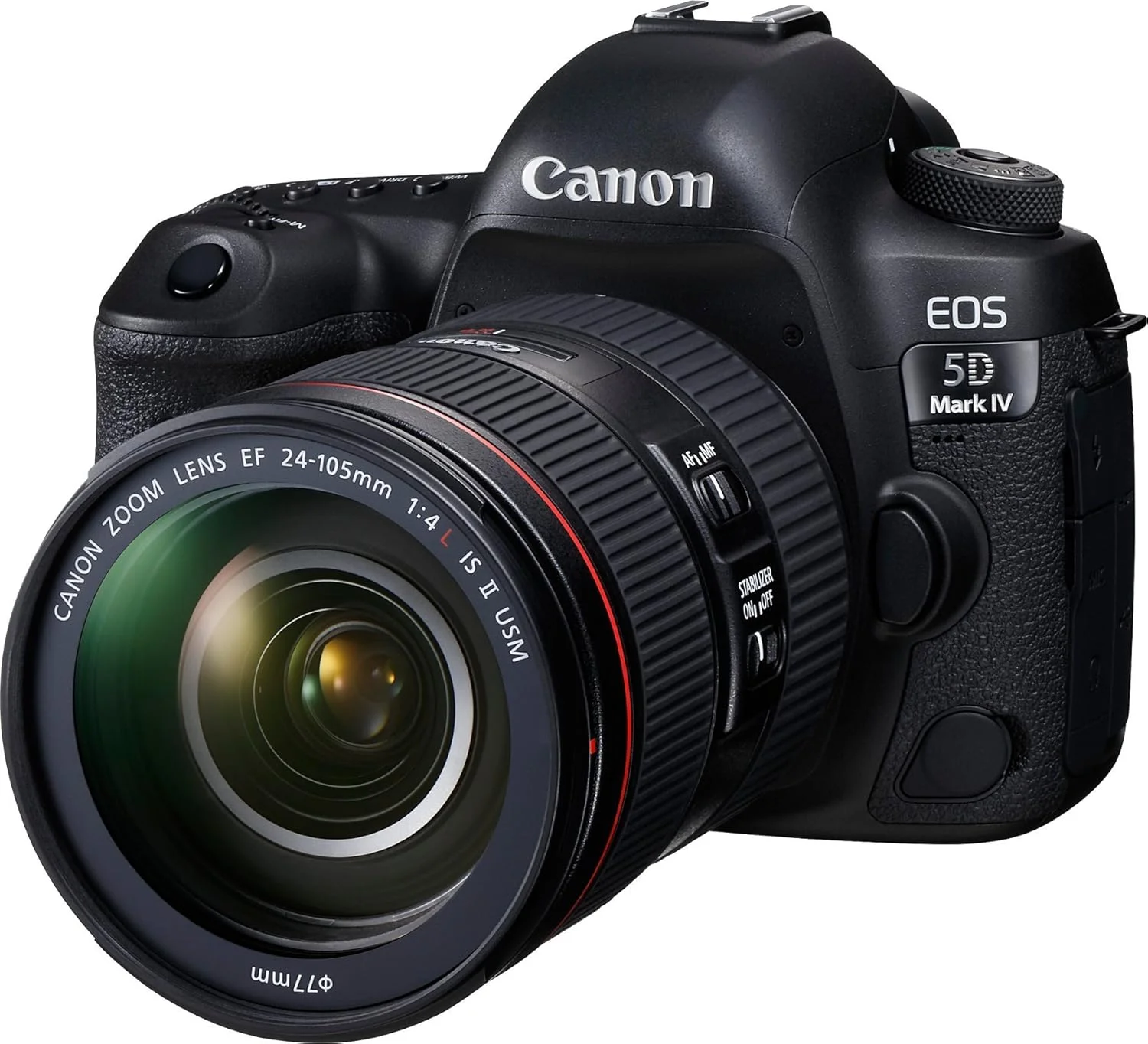دوربین دیجیتال SLR فول فریم Canon EOS 5D Mark IV به همراه لنز EF 24-105mm f/4L IS II USM (بازسازی شده)