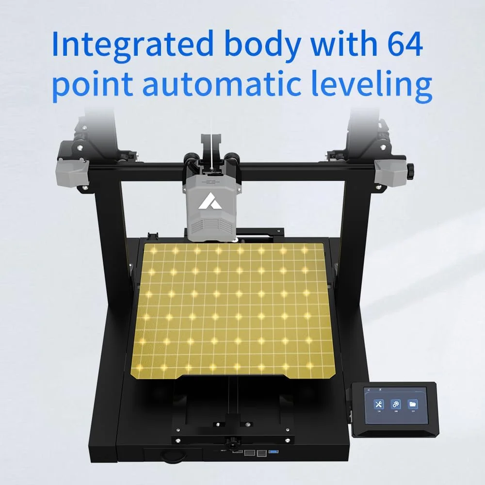 چاپگر سه بعدی سریع R2 با صفحه فولادی فنری PEI، جعبه ابزار تراز خودکار، اکسترودر مستقیم دو دنده، درایو پیچ دوتایی، اندازه چاپ بزرگ 300x300x350 میلی متر