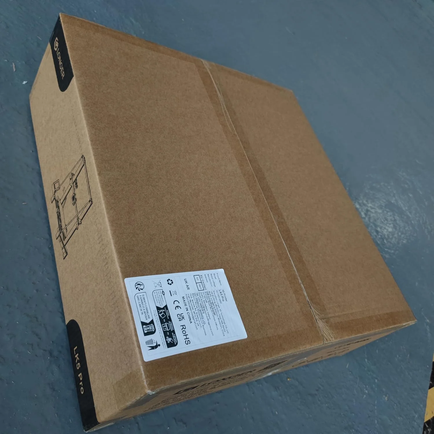 چاپگر سه بعدی LONGER LK5 Pro، ابعاد ساخت بزرگ 300x300x400 میلی‌متر، 90% از پیش مونتاژ شده، مادربرد سایلنت، چاپگرهای سه بعدی FDM برای چاپ خانگی و مدرسه