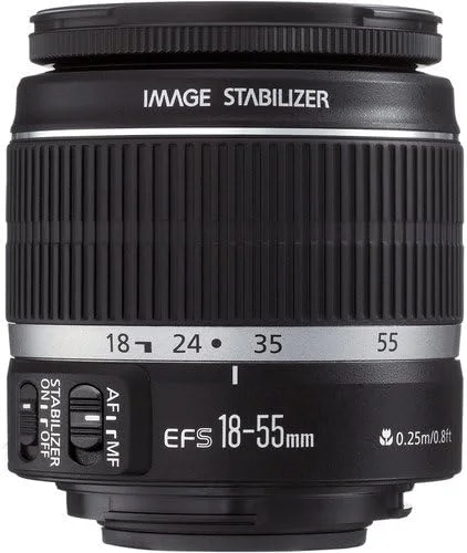 دوربین دیجیتال SLR کانن EOS Rebel SL1 با لنزهای 55-18 میلی‌متری STM + 300-75 میلی‌متری f/4-5.6 III (مشکی)