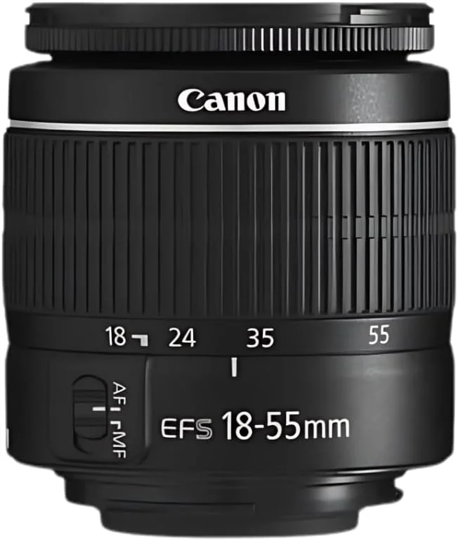 دوربین دیجیتال Canon EOS 4000D DSLR به همراه لنز EF-S 18-55mm f/3.5-5.6 III، بسته شروع به کار - شامل: باتری جایگزین LPE10 با عمر طولانی، سه پایه انعطاف پذیر و موارد دیگر (بازسازی شده)