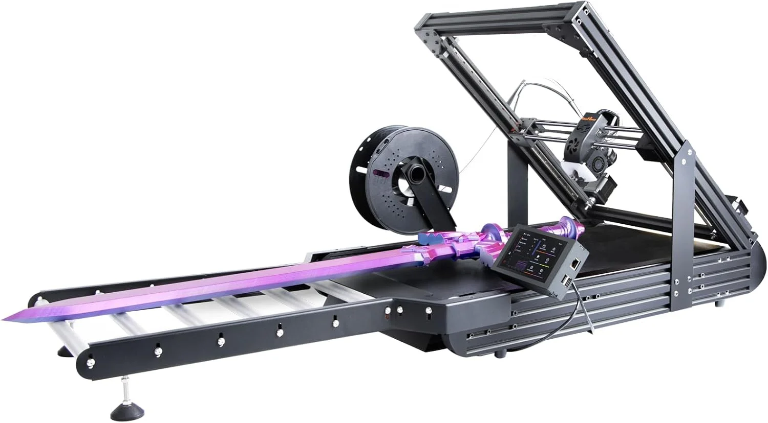 چاپگر تسمه نقاله IR3 V2 با غلتک توسعه یافته، چاپگر سه بعدی تسمه فلزی با تراز خودکار برای چاپ طولانی و دسته ای ساختار CoreXY، اندازه چاپ 250×250×∞ میلی متر