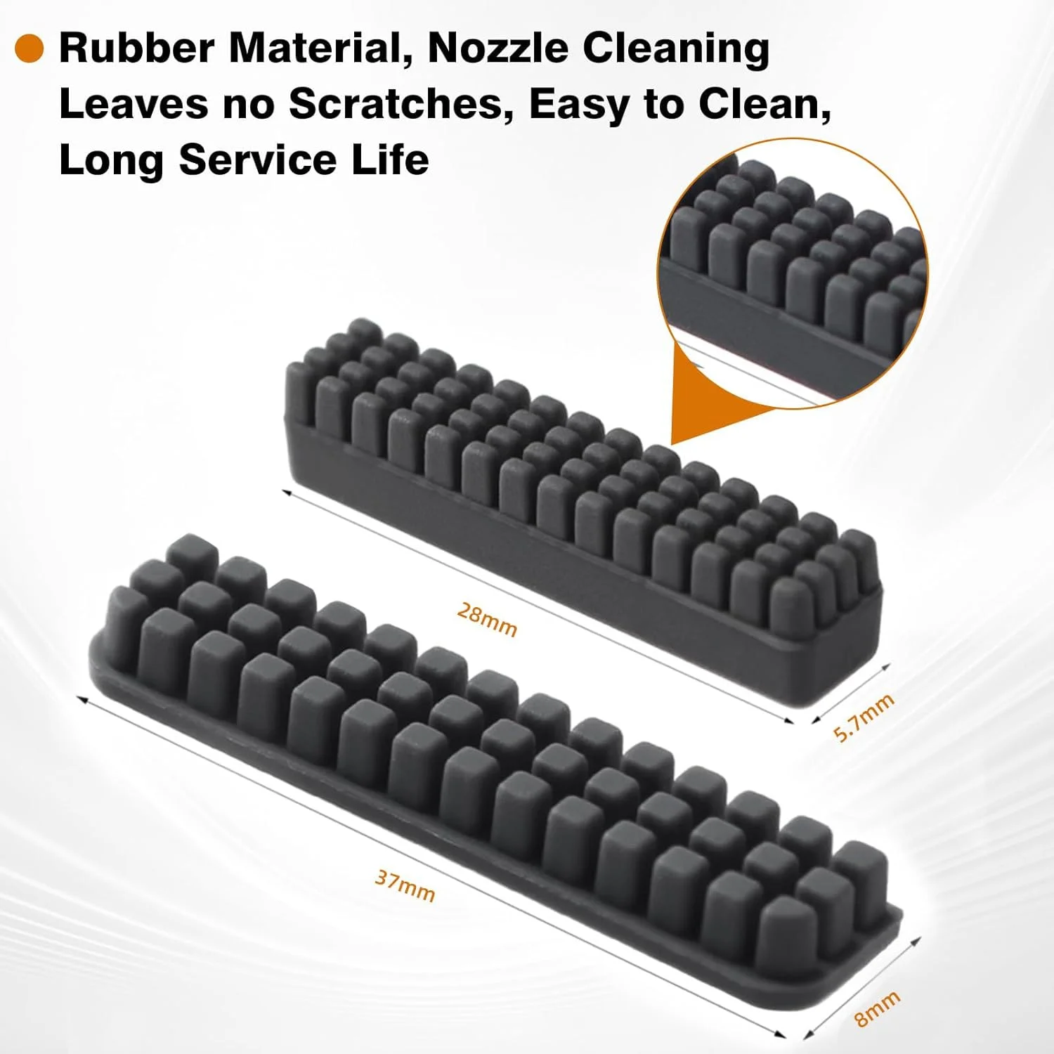 10 عدد برس تمیز کننده نازل سیلیکونی A1 – ابزار کوچک پاک کننده برای پرینتر سه بعدی Bambu Lab A1