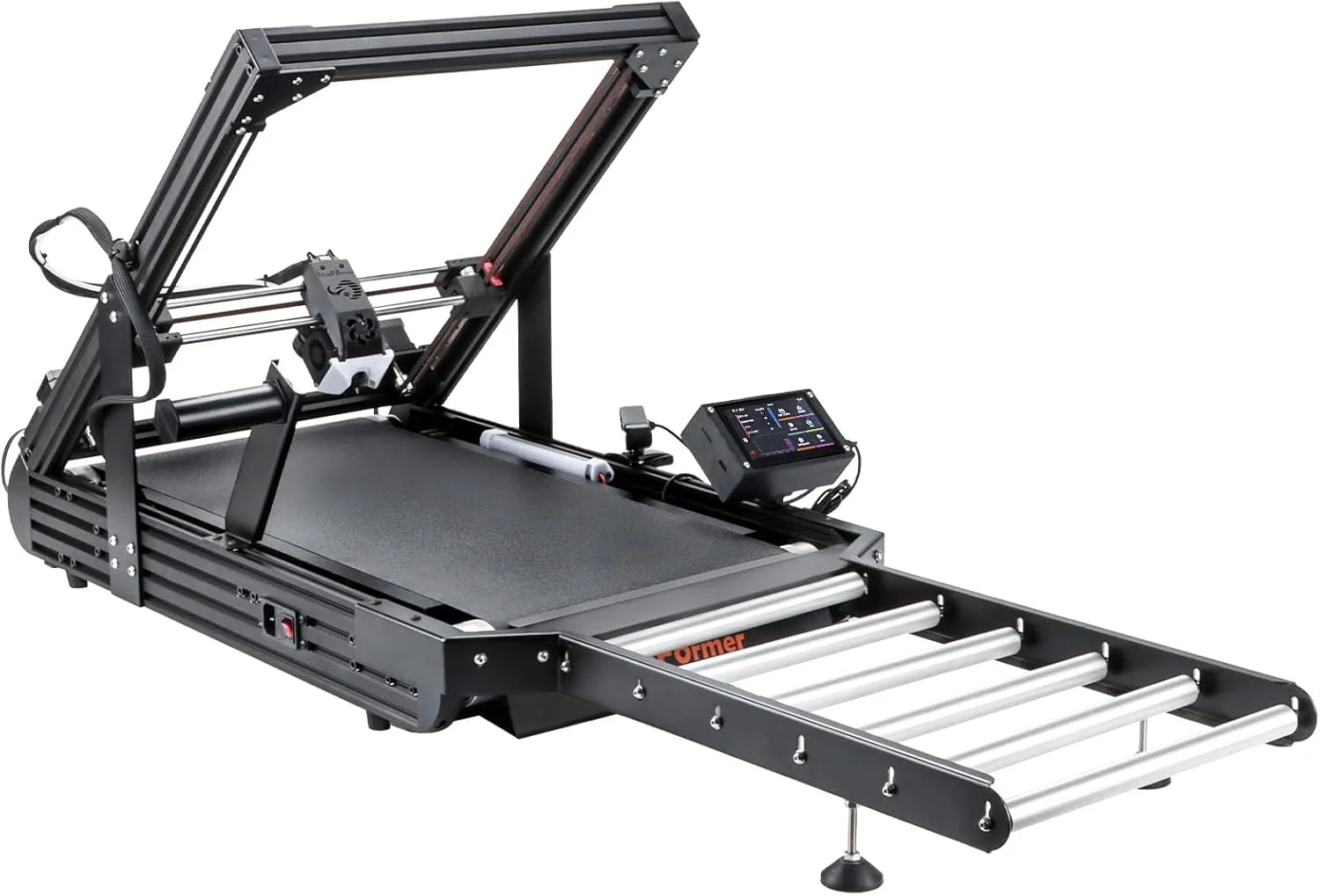 چاپگر تسمه نقاله IR3 V2 با غلتک توسعه یافته، چاپگر سه بعدی تسمه فلزی با تراز خودکار برای چاپ طولانی و دسته ای ساختار CoreXY، اندازه چاپ 250×250×∞ میلی متر